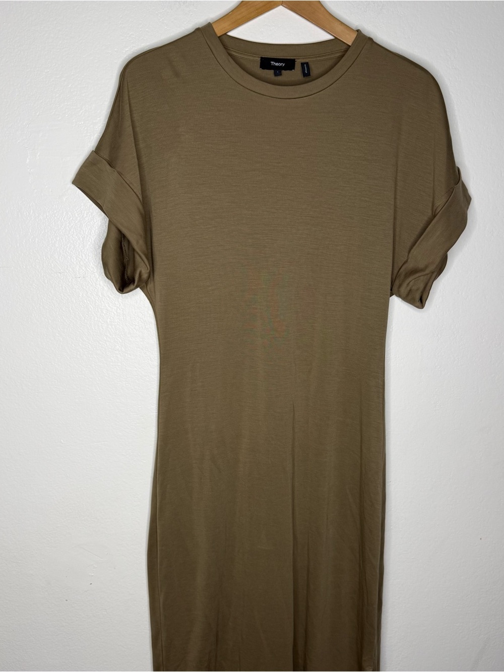 Theory Dolman Sleeve Dress in Lyocell Jersey Sz S